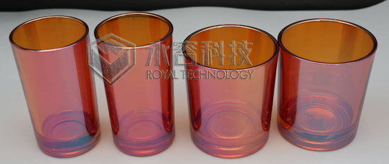 Macchina di rivestimento PVD per prodotti in vetro color ambra Macchina per placcatura ad evaporazione ad arco su perle di vetro