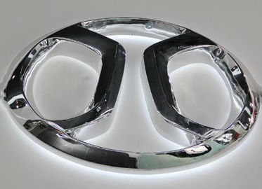Macchina acrilica di metallizzazione sotto vuoto di PVD Chrome per il logo acrilico portatile dell'automobile della luce di Frontlit LED
