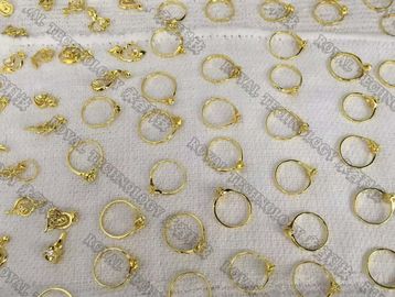 18K / 24K anelli reali innovatori del rivestimento dell'oro dell'acciaio inossidabile dei gioielli di doratura della macchina di abitudine PVD