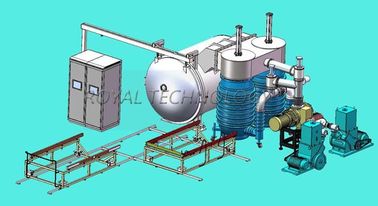 Un buon prezzo. Unità termica orizzontale del rivestimento di evaporazione, macchina di rivestimento di metallizzazione di alluminio di alto vuoto in linea