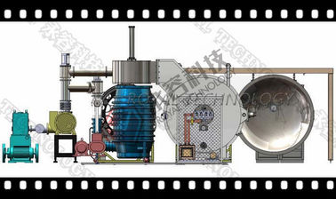 Un buon prezzo. Alta macchina di rivestimento di metallizzazione sotto vuoto, magnetron che farfuglia + deposito di evaporazione in linea