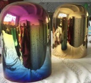 Un buon prezzo. Servizio del rivestimento di PVD del supporto di candela di vetro, rivestimenti decorativi degli articoli di vetro dalla placcatura di PVD in linea