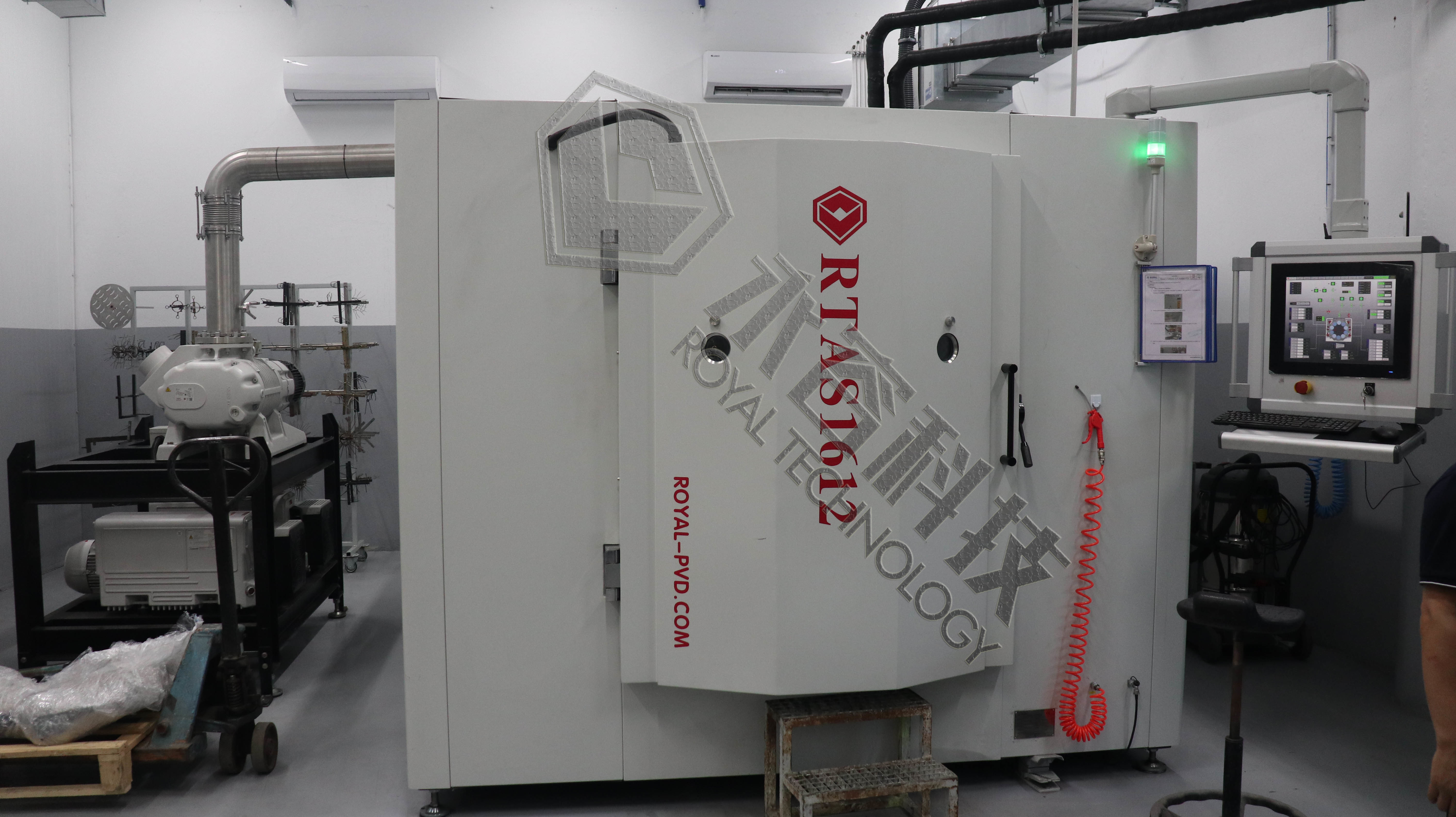 PVD macchina di rivestimento nero profondo, sistema di deposizione da sputtering MF