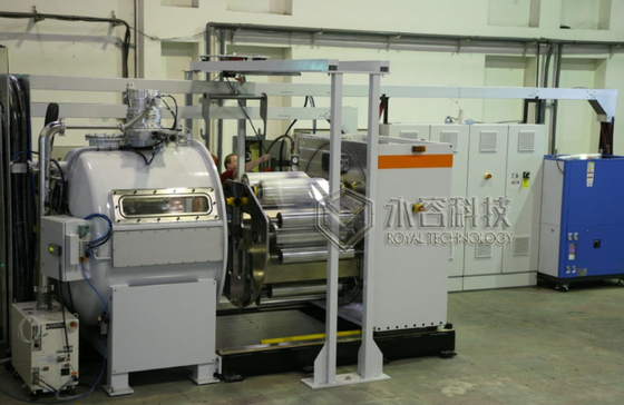 Un buon prezzo. Attrezzatura per il rivestimento del nastro sottovuoto con macchina per il degasaggio del rotolo di trattamento al plasma in linea