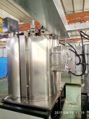 QUALITÀ Macchina di rivestimento a vuoto in ceramica PVD che fornisce il tipo di gas di argon e il colore su misura per le esigenze di trattamento della superficie industriale fabbrica