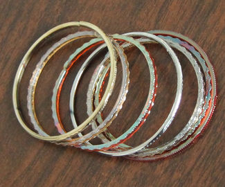 Attrezzatura orizzontale di metallizzazione sotto vuoto, macchina di vetro di doratura del braccialetto PVD