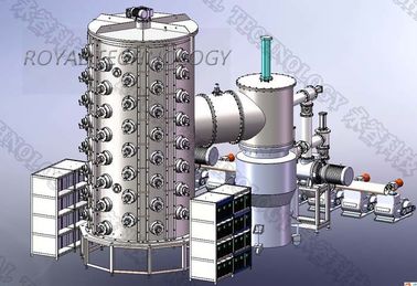 Un buon prezzo. Grande multi macchina di placcatura di vuoto dell'arco, macchina di rivestimento dell'oro delle mobilie PVD di acciaio inossidabile in linea