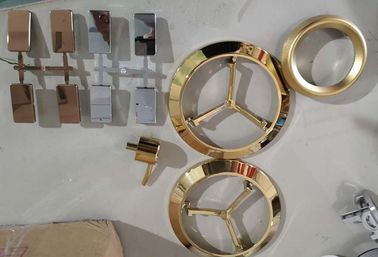 Un buon prezzo. La plastica dell'ABS parte il colore dell'oro di placcatura dell'arco di PVD, servizio di plastica del rivestimento dell'oro dalla placcatura dello ione in linea