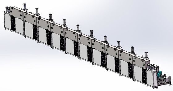 Un buon prezzo. Linea di produzione continua dei rivestimenti dei metalli di PVD per i cavi a fibre ottiche in linea