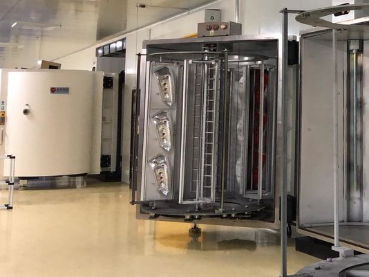 Un buon prezzo. Rivestitore per riflettori di luce per auto, riflettori per illuminazione di testa automobilistica HMDSO Coating Machine, metallizzatore di alluminio per auto in linea
