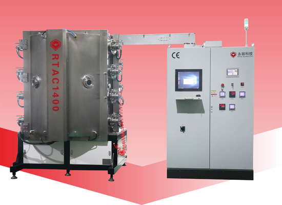 Un buon prezzo. Macchina per il rivestimento a due lati di colore oro TiN, macchina per il rivestimento di ioni PVD in linea