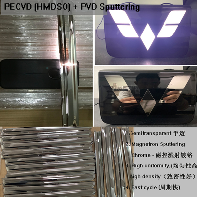 Macchina di rivestimento PVD con processo di rivestimento avanzato HMDSO per metallizzazione sottovuoto dell'alluminio