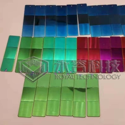 Un buon prezzo. Colore verde decorativo di PVD, rivestimenti verdi d'ottone sui pannelli di acciaio inossidabile in linea