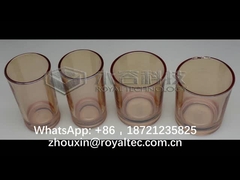 Amber Color leggera su cristalleria