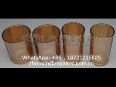 Amber Color scura su cristalleria