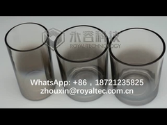 Carbone Grey Glassware, colore grigio affumicato