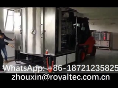 La prima macchina di PVD costruita nel cavo del Poalnd-metallo & nella placcatura di vetro della lampada PVD