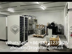 La seconda macchina di PVD costruita nella cristalleria della Polonia e nel rivestimento di vetro delle tazze