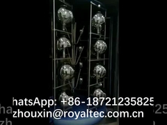 Rivestimento d'argento trasparente della lampada di vetro