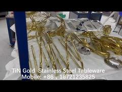 Rivestimenti in oro PVD TiN per utensili da cucina, PVD ZrN Rivestimenti in oro