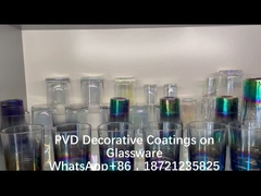 Macchina di rivestimento del vetro ad alto vuoto Sistema di rivestimento decorativo PVD