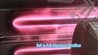 Film plastico CPP Metallizzazione alluminio Roll to Roll